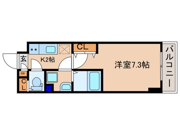 アドバンス京都デタンデュの物件間取画像